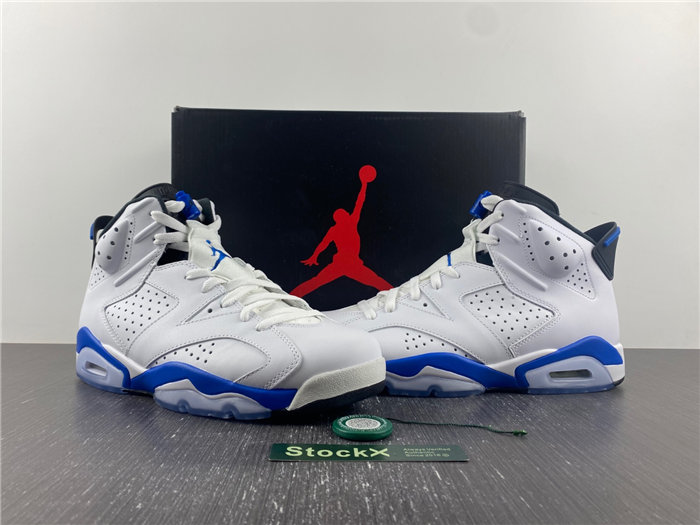 Jordan 6 White blue sn999
